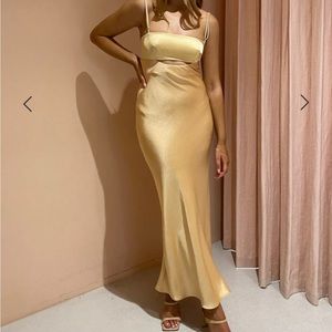 Bec & Bridge Carrie Maxi Dress. Yellow. US size 6. AUS Size 10. Worn Once.